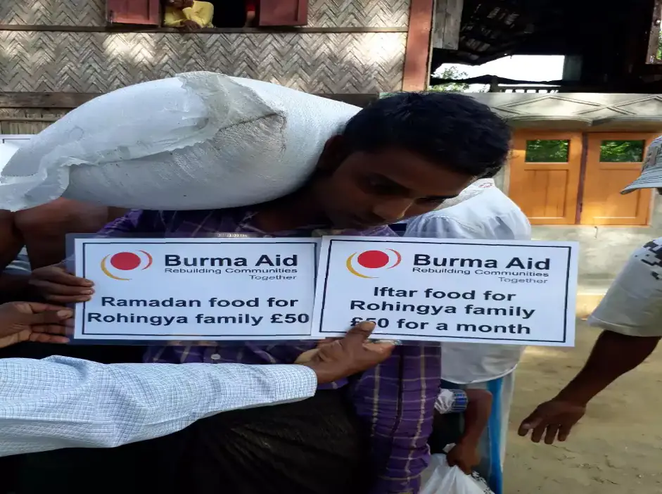 Aid distribution to families